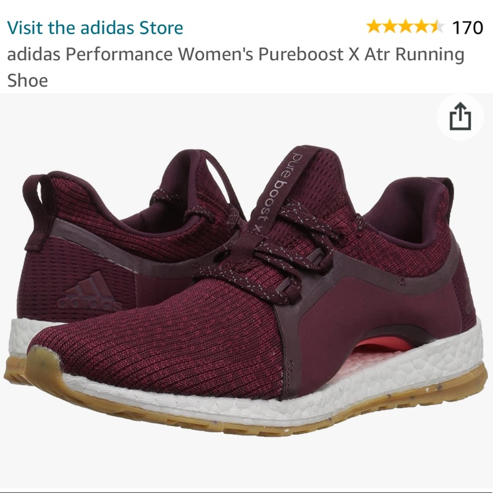 Adidas Performance Womens Pureboost X Running Shoe